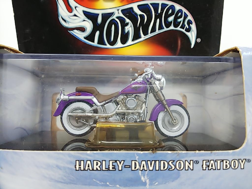 Amazon.co.jp: □100％ ホットウィール HARLEY-DAVIDSON FATBOY